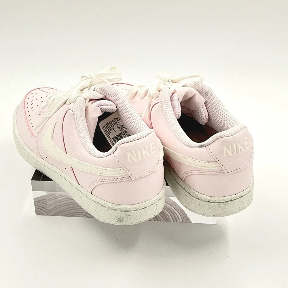 Nike Size 7.5 Court Vision Low Next Nature Pearl Pink Sail NEW Sneakers $85
